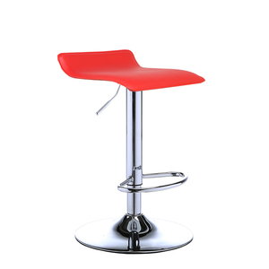 Taburete de <span class=keywords><strong>Bar</strong></span> Giratorio Moderno con Altura Ajustable, Asiento de Cuero PU con Base de Metal para Barra de Cocina, Restaurante - Product Image 3