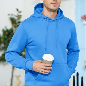 Sudadera con Capucha Sherpa para Hombre Pudolla, Sudadera Deportiva Gruesa y Cálida de Invierno con Forro Polar y Capucha Tipo Canguro - Product Image 1