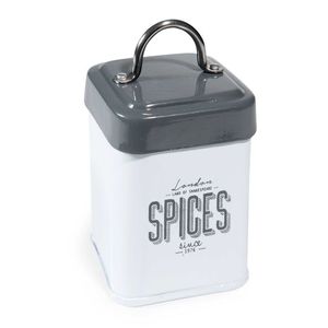 Decorative Handmade Antique-style Iron Food Container <b>Box</b> with Premium Quality and Unique Vintage Kitchen Appeal - Product Image 5