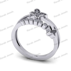1.30mm 925 argent papillon bague de fiançailles bon prix femmes lait maternel souvenir bijoux composants approvisionnement direct d'usine - Product Image 5