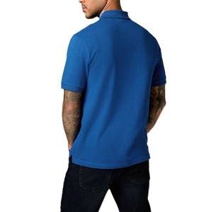 Polos de alta calidad personalizados su propio diseño Unisex liso 100% algodón al por mayor manga corta sostenible secado rápido - Product Image 2