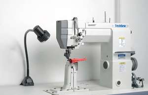 ผู้จัดจำหน่ายที่ได้รับการรับรองของจักรเย็บผ้าอุตสาหกรรม Tech-sew 830 R แบบแท่นพร้อมระบบป้อนผ้าด้วยลูกกลิ้ง โต๊ะ และมอเตอร์ - Product Image 6