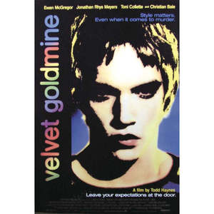 Modern Goldmine Velvet <b>Poster</b> Stylish Wall Decor Made of Paper - Product Image 1