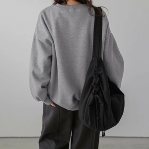 Sweat-shirts à capuche surdimensionnés respirants de haute qualité pour femmes et unisexe, avec logo personnalisé, tendance automne-printemps-hiver - Product Image 3