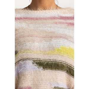เสื้อสเวตเตอร์สไตล์เกาหลีสำหรับฤดูหนาวและฤดูใบไม้ร่วง รุ่น WM-SWT-WS24-061 ผลิตจากผ้าแคชเมียร์และขนแพะโมแฮร์ 100% แบบถักลายเชอร์รี่ - Product Image 5