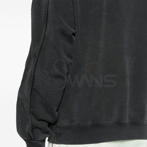 เสื้อฮู้ดดี้แห้งเร็ว ระบายอากาศดี ซักกรด สีพื้น ซับในอย่างดี ผ้าฝ้าย 100% รับทำโลโก้ คุณภาพสูง MOQ ต่ำ - Product Image 5