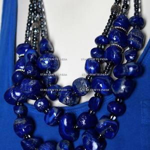 Joyería antigua de moda, collar de cordón de cera, joyería para mujer, figura de fiesta, regalo, collar de acrílico y cuentas, accesorios de joyería - Product Image 6