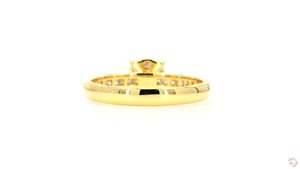 Anillo de Diamantes de Lujo con Racimo de Oro para Mujer, Elegante Banda de Oro y Plata de Dos Tonos, Regalo de Compromiso, Boda, Novia - Product Image 4