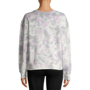 Sweat-shirt en molleton de coton pour femmes à manches longues automne hiver pull avec logo personnalisé sweat-shirt à prix bon marché vente en gros - Product Image 6