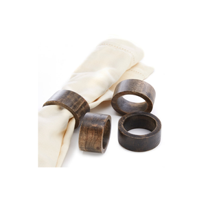 100% anneaux porte-serviettes en bois pour la décoration de table à la maison hôtel Restaurant conception de fleurs fabrication - Product Image 5