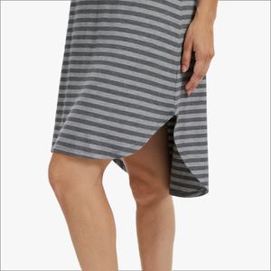 Camisón a Rayas para Mujer, Vestido de Noche sin Mangas, Ropa de Dormir, Pijama, Venta al por Mayor - Product Image 4