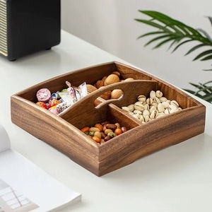 Caja de fruta seca de madera exclusiva con esmalte Premium adecuado para regalar y Decoración elegante del hogar - Product Image 1