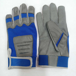 Guantes de Bateo de Cuero Profesionales, Transpirables, Duraderos, Diseño Ligero, Cierre de Gancho y Bucle, Color Personalizado, Guantes de Béisbol - Product Image 1