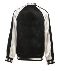 Veste bomber d'hiver pour femmes, nouvelle mode, vente en gros, logo personnalisé, broderie, toile satinée respirante, poche sur le devant - Product Image 4