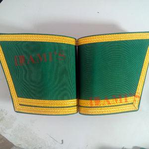 Maçonnique Regalia Artisanat Gantelets Poignets Meilleur Matériel À La Main Personnalisé Maçonnique Regalia Poignets à Vendre - Product Image 4