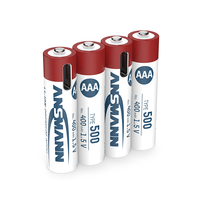 Batterie rechargeable au lithium ANSMANN 1,5 V AAA Micro USB haute capacité 500 mAh écologique