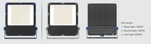Reflector LED <span class=keywords><strong>de</strong></span> 200W IP65 para Exteriores, Sellado, para Campos Deportivos, Fútbol, Estadios, Puentes, Villas, Canchas, con Control Inalámbrico - Product Image 2