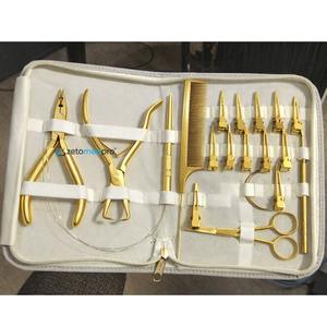 Kit de pinces professionnelles pour extensions de cheveux, ensemble d'outils de sertissage en acier inoxydable - Product Image 6