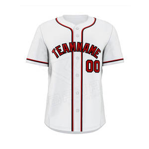 Camiseta de softbol deportivo profesional Sublimación OEM Juventud Oem Camiseta de béisbol de equipo de rayas negras y doradas - Product Image 1