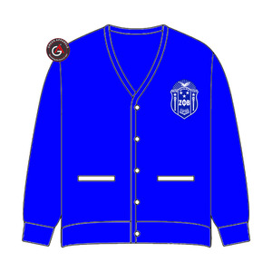 Cárdigans Acrílicos para Mujer con Bordado Zeta Phi Beta Finer |   Suéter Cárdigan Personalizado Bordado de la Hermandad ZOB para Mujer - Product Image 1