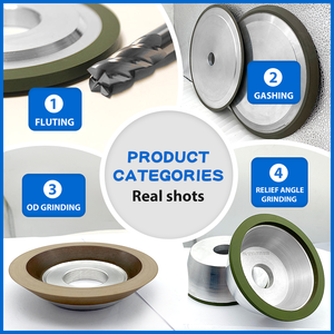 REZZ RUIZUAN foret en résine personnalisé diamant Cbn meule fraise en bout rainurage meule fin relief meule - Product Image 3