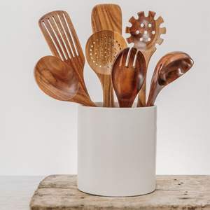 ชุดภาชนะด้ามยาวพร้อมไม้พายปลาด้ามยาวทำจากไม้ธรรมชาติสำหรับการทอดในราคาที่ดีที่สุดจากเวียดนาม - Product Image 2