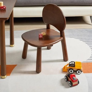 Chaises en bois marron pour enfants nouveau design chaises de salle à manger et d'étude en bois pour bébés meubles pour enfants les plus vendus - Product Image 2