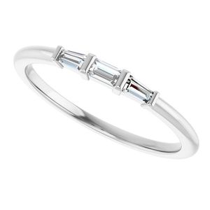 แหวนสแตลเลอร์ รอมแมนติก ทรีสโตน สแตคเคเบิล ริง ทอง 10k แพลตตินั่ม 14k เพชรทรงมาร์คีส์ ชุบโรเดียม เหมาะสำหรับสวมใส่ทุกวัน - Product Image 5
