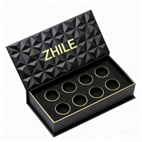 Boîte d'emballage rigide personnalisée pour touches de clavier, fermeture magnétique, boîte en carton écologique pour les passionnés de claviers mécaniques