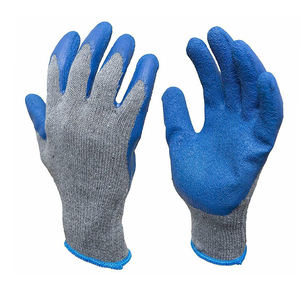 Guantes de soldadura de hombre con logotipo personalizado de alta calidad con forro de algodón de cuero de vaca, ropa de trabajo de protección de seguridad al por mayor - Product Image 2