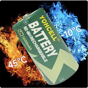 Yohcell AA mô hình C Kích thước có thể sạc lại 1.2V Nimh pin tùy chỉnh công suất tùy chọn cho các thiết bị hàng ngày như đồ chơi & đèn pin - Product Image 2