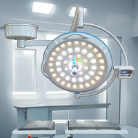 Lámpara Quirúrgica LED de Lujo de 700 mm con Efecto Estrella, Lámpara de Operación sin Sombra con Modo Ambiental RGB para Quirófano de Hospital