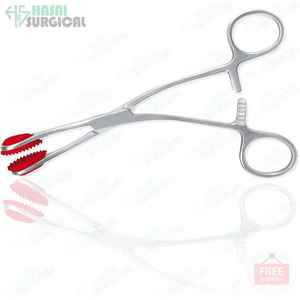 Fórceps de lengua joven aprobados por CE ISO Uso quirúrgico y ginecológico Manual de acero inoxidable de instrumentos quirúrgicos Hasni - Product Image 3