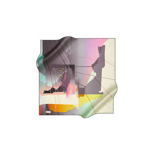ผ้าพันคอไหมทวิลล์ทรงสี่เหลี่ยมจัตุรัส 90x90 ซม. ลายสีสันสดใส ยี่ห้อ Pierre Cardin - Product Image 1