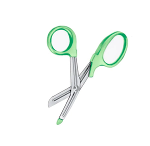 กรรไกรตัดผ้าพันแผลฉุกเฉินทำจากสเตนเลสขอบเรียบอุปกรณ์สำหรับการบาดเจ็บถนัดซ้าย - Product Image 3