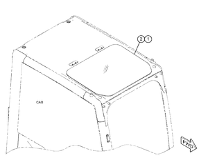 Vidrio delantero para excavadora Cat 306 307 308 311 312 313 320 323 325 330 336 <span class=keywords><strong>Caterpillar</strong></span> - Product Image 3