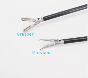 Forceps de coagulation bipolaire laparoscopique réutilisable en acier inoxydable, câble, source d'alimentation électrique, laparoscopie chirurgicale - Product Image 4