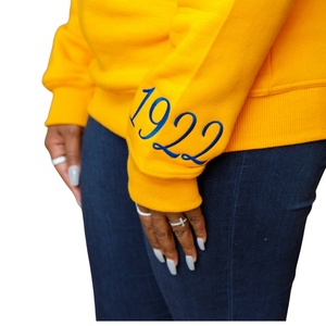 HBCU SGRho Chenille Sudadera Suave Premium Algodón Cuello redondo Bordado Sigma Gamma Rho Sorority Ropa para mujeres educadas - Product Image 4