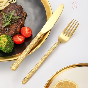 Ensemble de couverts classiques en acier inoxydable écologique pour la maison et les repas de fête |   Couverts durables, couleurs personnalisées pour un usage quotidien - Product Image 2