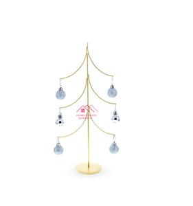 Árbol de Navidad de metal con acabado dorado a precio mayorista Árbol de Navidad de metal decorativo - Product Image 5