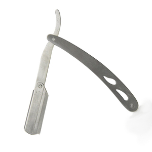 La mejor cuchilla afilada profesional de doble filo, maquinilla de afeitar recta para peluquero, mango de plástico de 28 dientes para diestros, gran oferta de acero inoxidable - Product Image 2