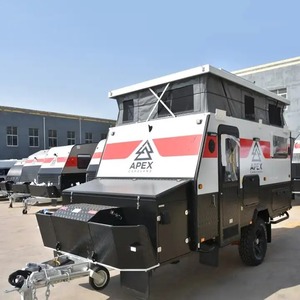 Nuevo lujo personalizado aluminio blanco Otr caravana Camping todoterreno viaje Camper remolque completamente amueblado - Product Image 2