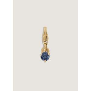 Pendentifs porte-bonheur de style religieux Ma-eum en or blanc, or rose et rhodié, avec chiffres et pierres de naissance rubis, émeraudes, diamants - Product Image 1