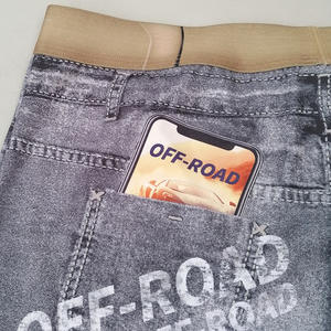 Sous-vêtements pour homme en soie de lait à séchage rapide avec impression numérique 3D amusante, logo personnalisé en gros - Product Image 6