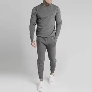 2025 Wholesale Price Custom Logo Men's Autumn Winter Gym Tracksuit Casual Pullover Fleece Jacket <b>Pants</b> - Product Image 3