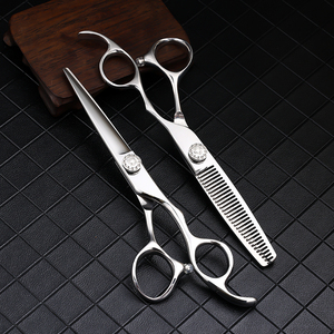 Ciseaux et cisaillement ciseaux de coupe de cheveux japonais vente chaude barbier professionnel et usines de marque amincissante - Product Image 5