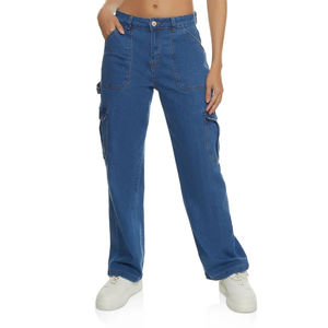 Pantalon cargo pour femme, dernière arrivée 2026, coupe droite, meilleure qualité, 6 poches, pantalon épais pour le streetwear, pantalon cargo - Product Image 1