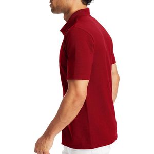 Hombres Mujeres Unisex 100% Algodón Media manga Diseño personalizado Ligero Transpirable Patrón sólido Tejido de punto Polo - Product Image 3
