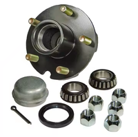 Fabrika römork Hub davul kitleri 6*5.5 "ile 12" * 2 "elektrikli fren 6000lb akslar için kendinden ayarlı römork freni montaj
