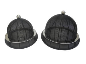 ขาตั้งเค้กโลหะ 2 ชั้น รูปทรงสี่เหลี่ยม ชุบนิกเกิล ดีไซน์สวยงาม สำหรับใช้ในบ้าน งานวันเกิด งานเฉลิมฉลอง - Product Image 2